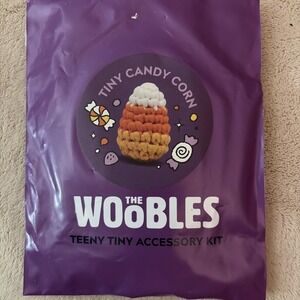 Brand New Sealed The Woobles Tiny Candy Corn Teeny Tiny Accessory Crochet‎ Kit